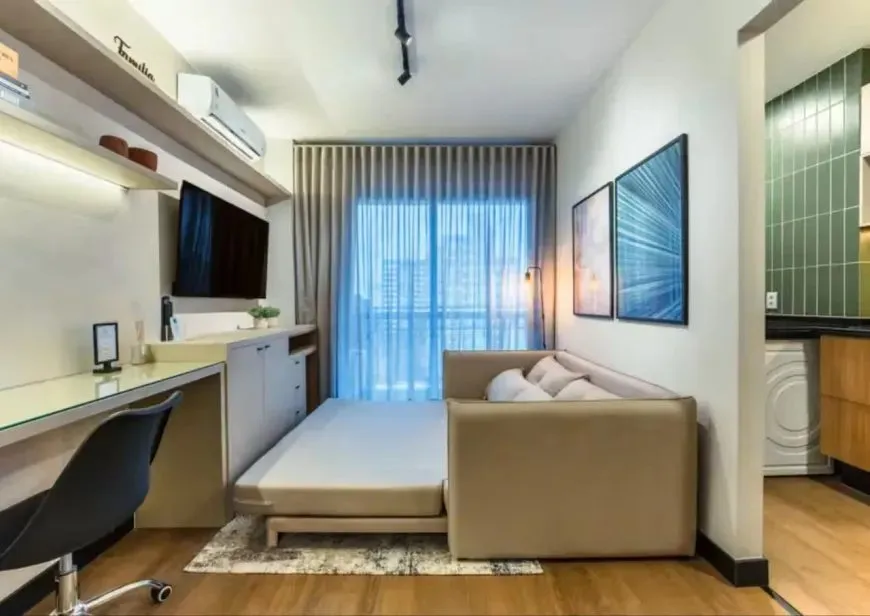 Apartamento mobiliado, 1 dormitório, Cambuí — foto 2