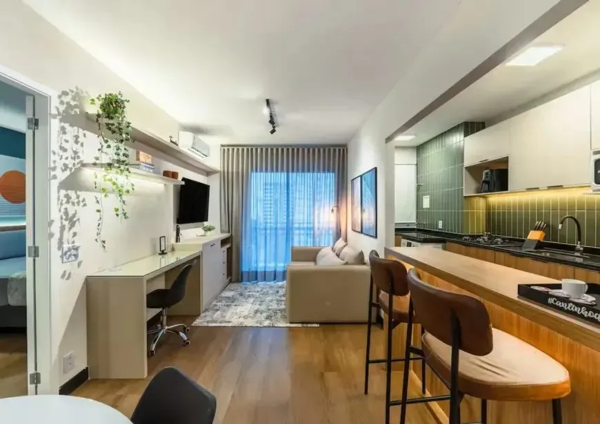 Apartamento mobiliado, 1 dormitório, Cambuí — foto 3